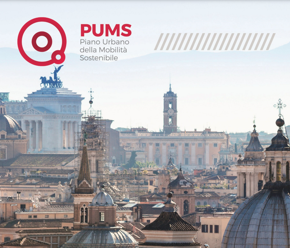 Immagine del PUMS - piano urbano della mobilità sostenibile - di Roma